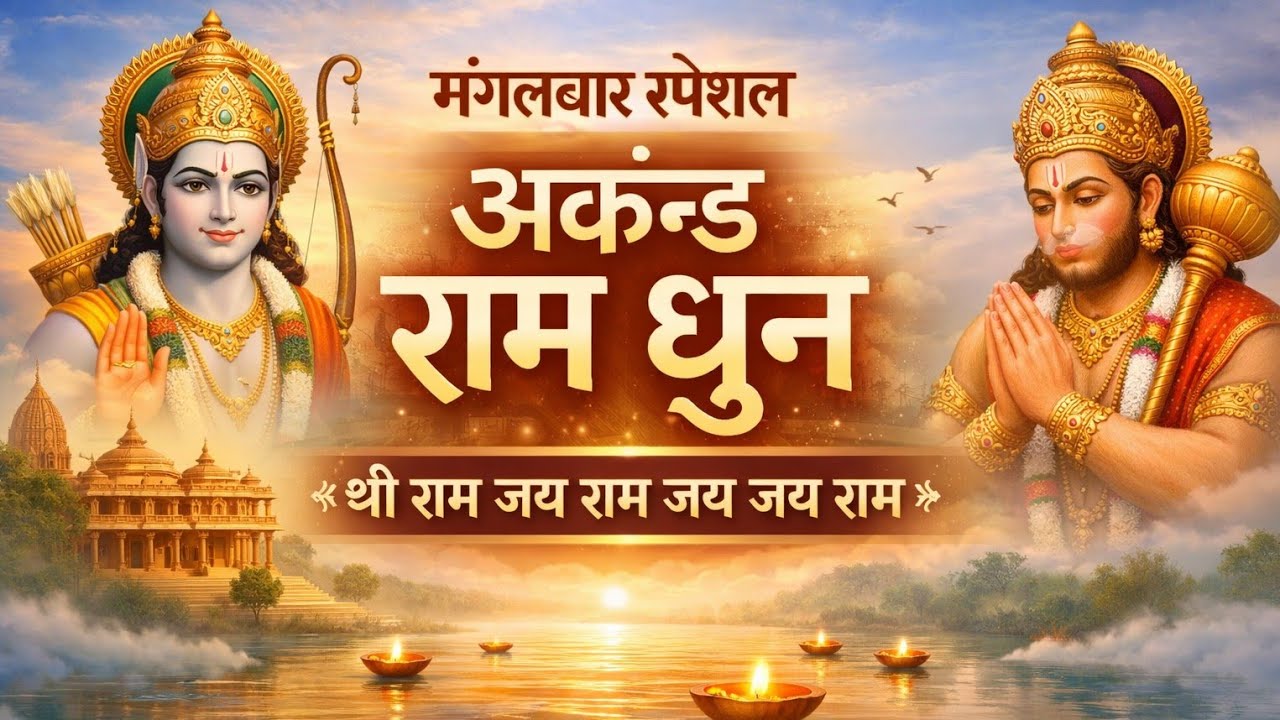 मंगलवार अखंड राम धुन 🙏 | श्री राम जय राम जय जय राम | हनुमान जी के लिए पावन भजन 2026