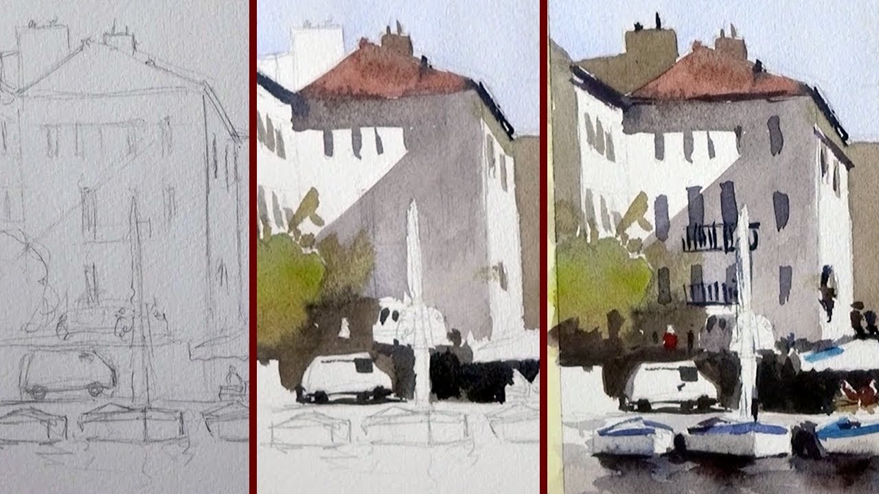 How to Paint Like John Yardley | Watercolor Demonstration