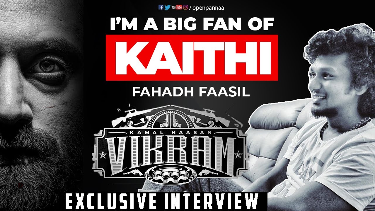 Nayagan was right above me - Fahadh Faasil | Malik | Vj Abishek Open Pannaa