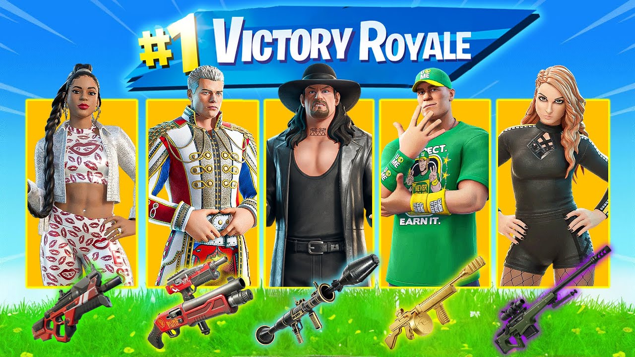 The *RANDOM* WWE Boss Challenge in Fortnite!