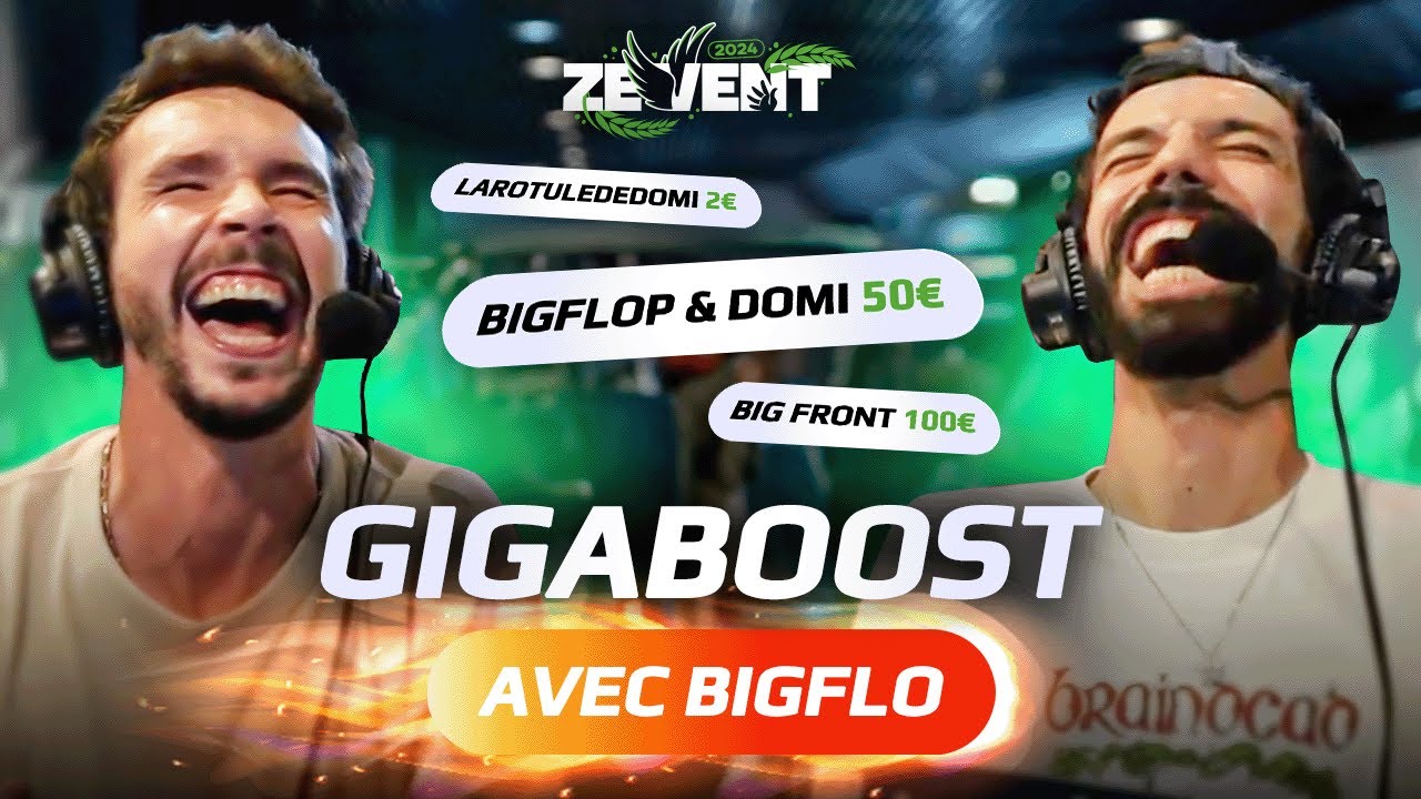 Le GIGABOOST insupportable avec Bigflo 😭 #ZEVENT2024