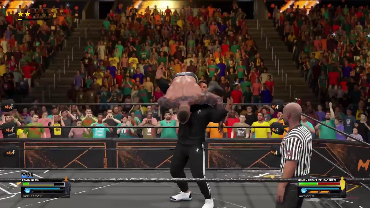 WWE 2K25 PS5 Ma Faction Match classé en ligne