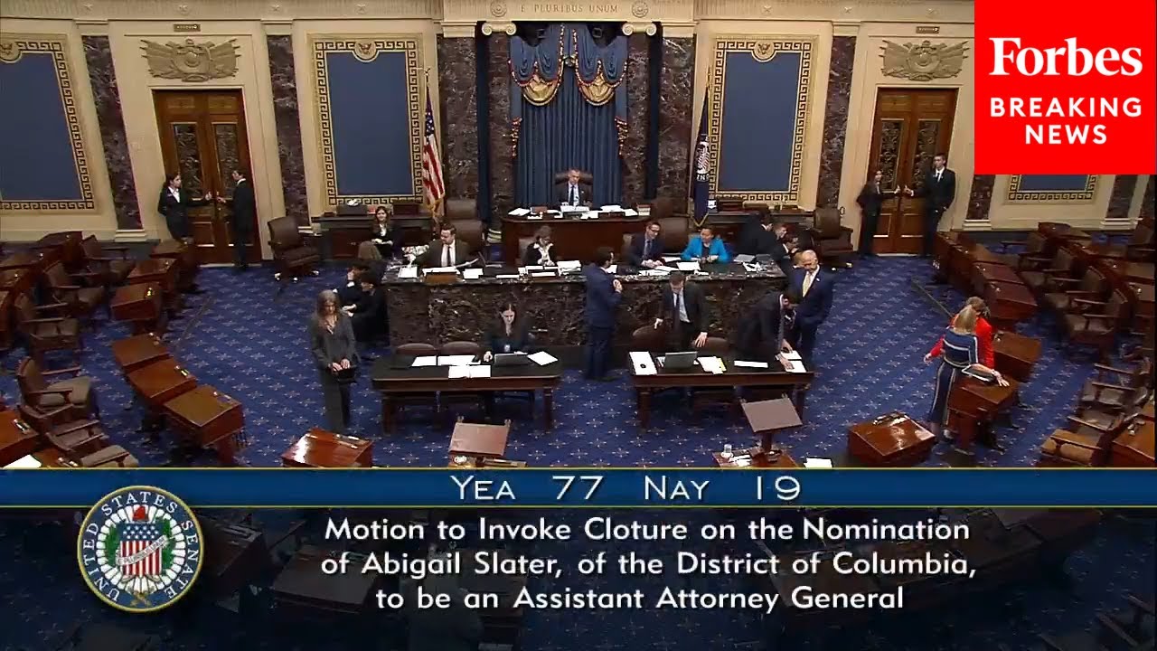 JUST IN: Senate Advances Nomination Of Gail Slater To Be An Assistant Attorney General