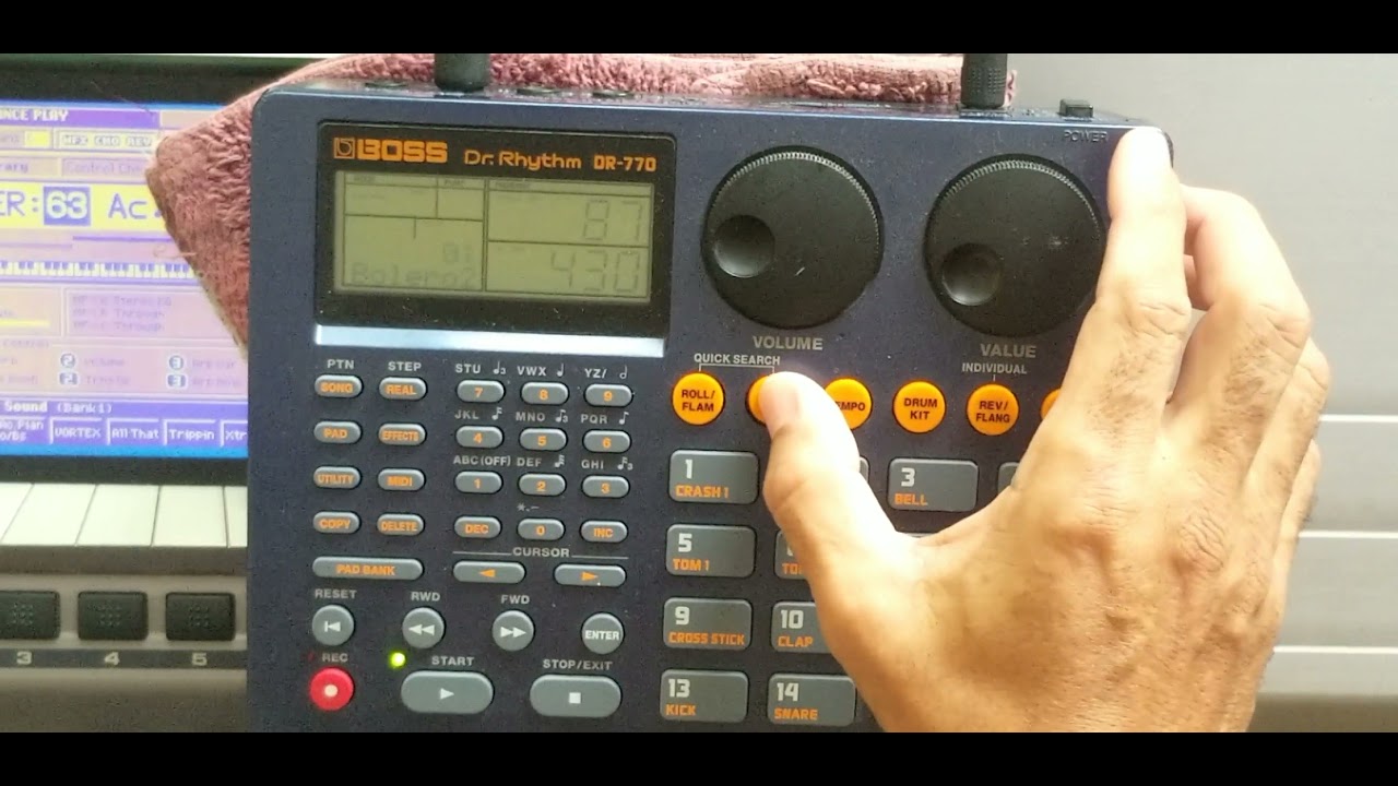 Caja de ritmo...Boss Dr 770.  Ritmos Latinos .