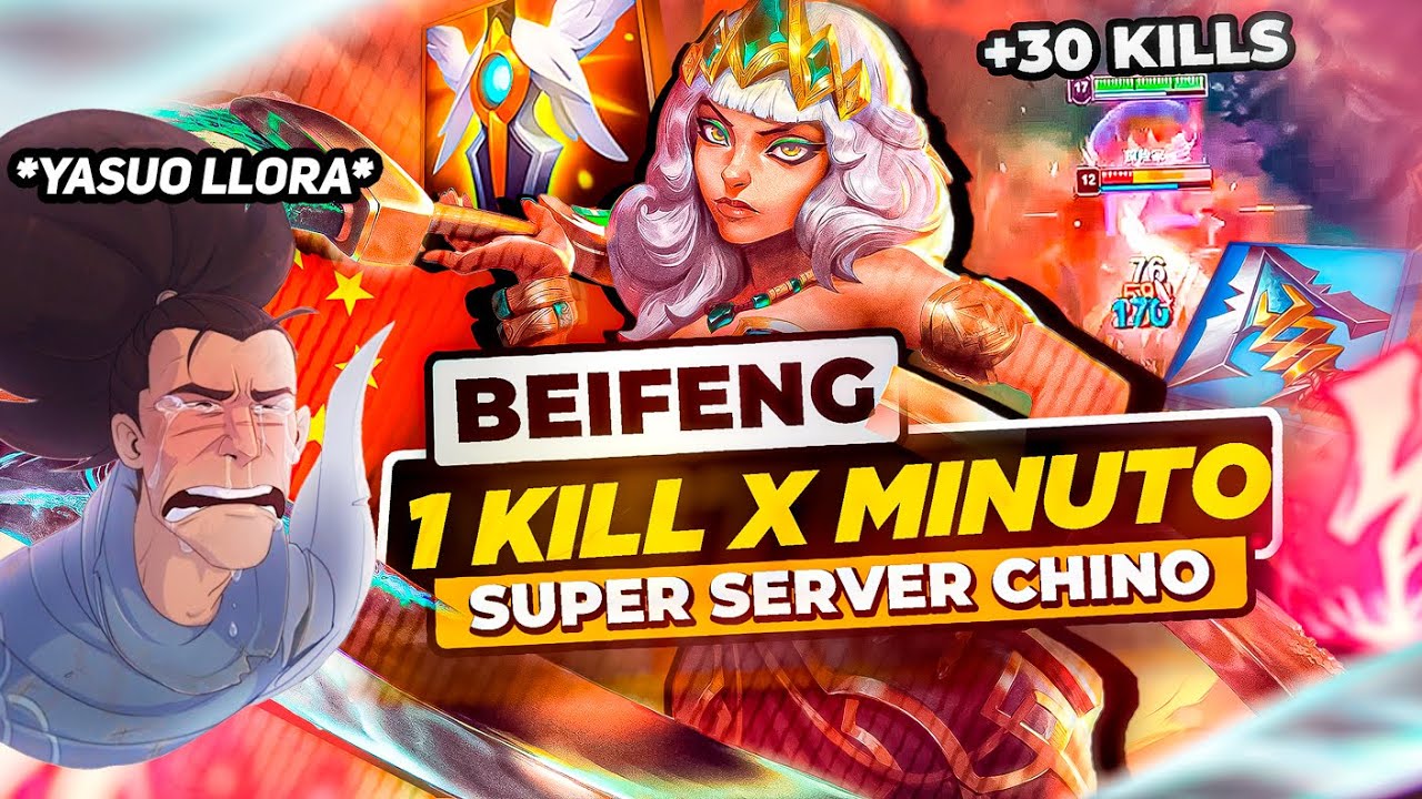 BEIFENG HACE LLORAR A OTP YASUO *1 KILL POR MINUTO* WTF?! 😱