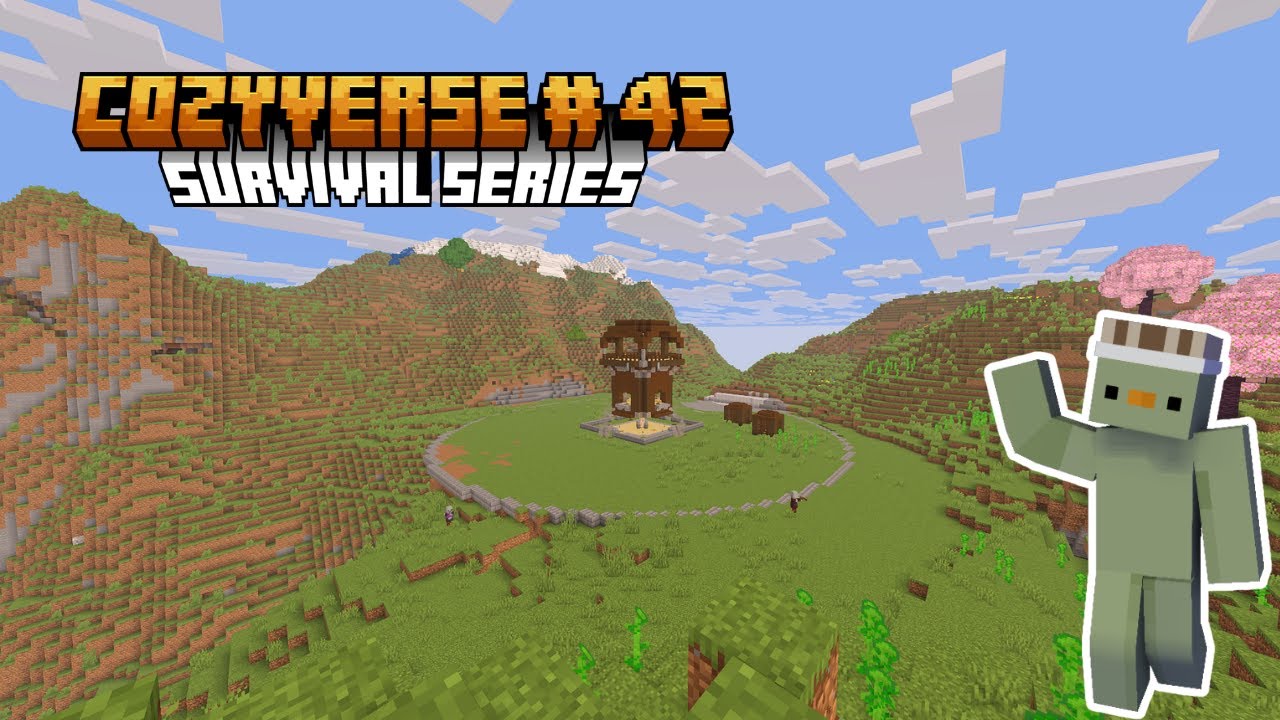 Fixing And Upgrading My Broken Pillager Farm 🔧✨-  CozyVerse Ep.42 | Minecraft Survival Series