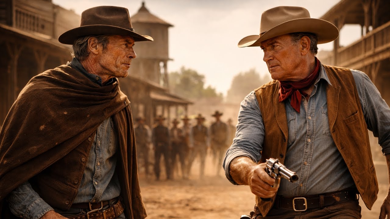 Clint Eastwood Tested John Wayne — What Happened Next Changed His Tone