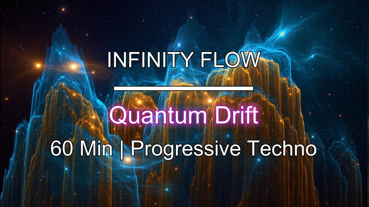 Infinity Flow — Quantum Drift | Progressive Techno Journey Through the Cosmos | 4K