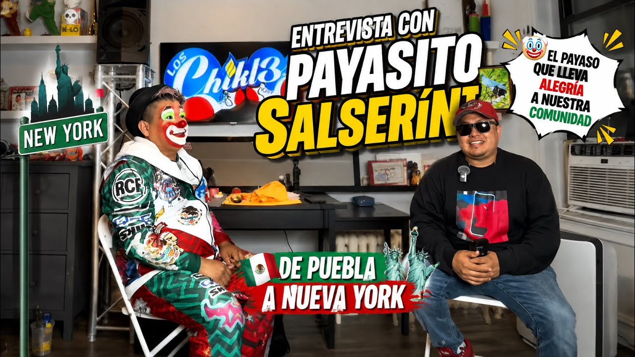 Entrevista a Payasito🤡Salserin @Payaso_salserin #payasito #payaso #payasos #payasoennewyork #clown 
