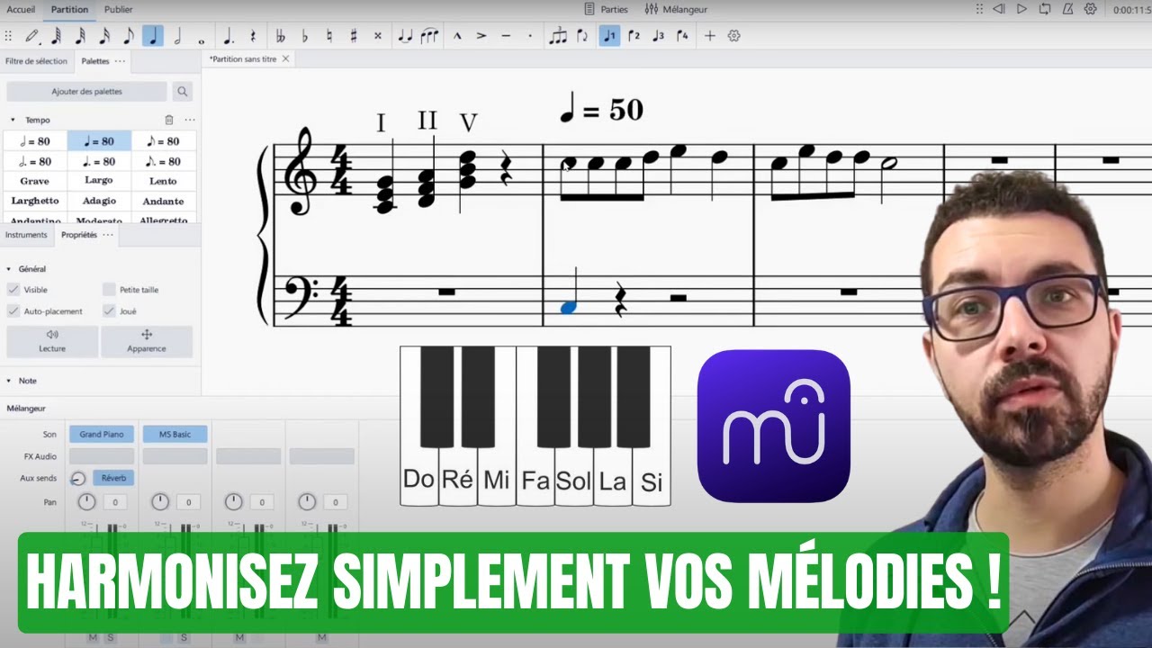 Harmonisez simplement vos mélodies !
