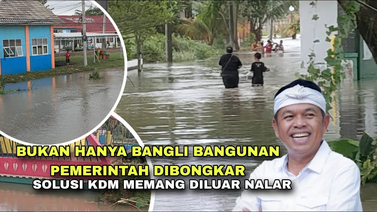 MANTAP ❗BUKAN HANYA BANGLI |BANGUNAN PEMERINAH DIPINGIR KALI AKAN DI BONGKAR KDM