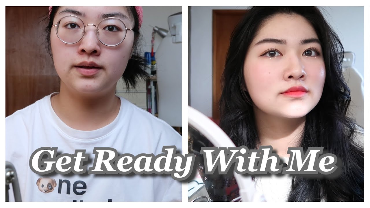 [VLOG #12] 닭갈비먹으러 GRWMㅣ저도 꾸밀줄 압니다🌷ㅣ흑발메이크업ㅣ겟레디윗미ㅣ유진의하루