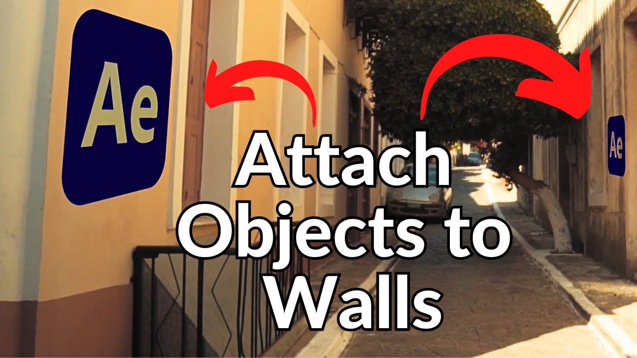 How to Attach Objects to Walls in After Effects | Quick Tutorial