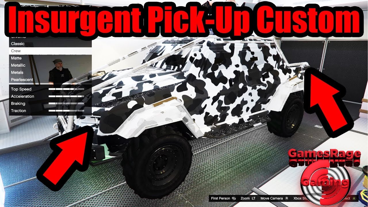 GTA5 : INSURGENT PICK UP CUSTOM REVIEW *NEW GUNRUNNING DLC* *2017*