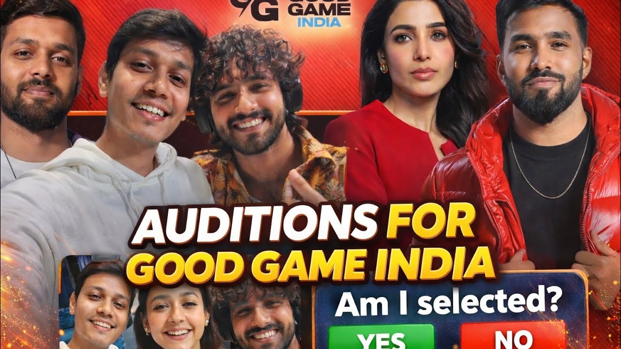 Good game india Auditions vlog /Am I selected??
