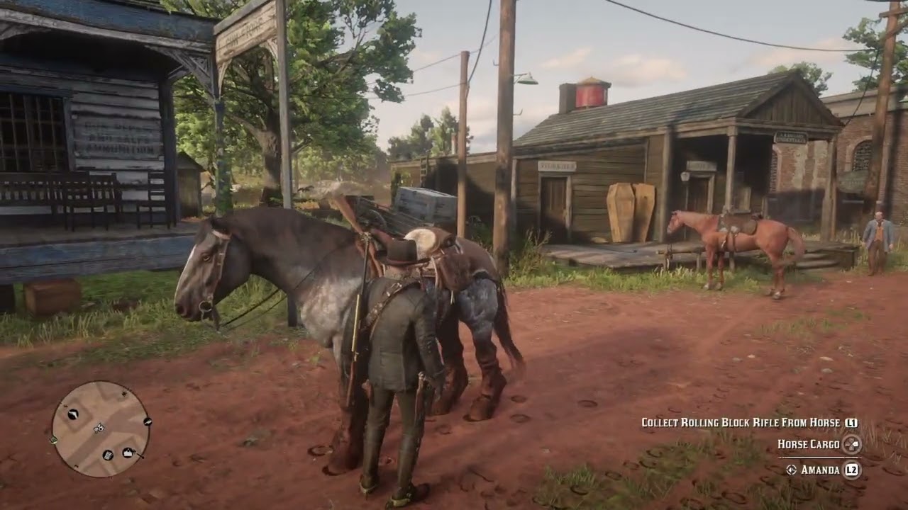 No scope glitch on rolling block Rifle Red Dead Redemption 2.