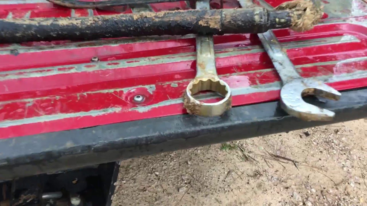 Another Blown Hydraulic Line on the Excavator