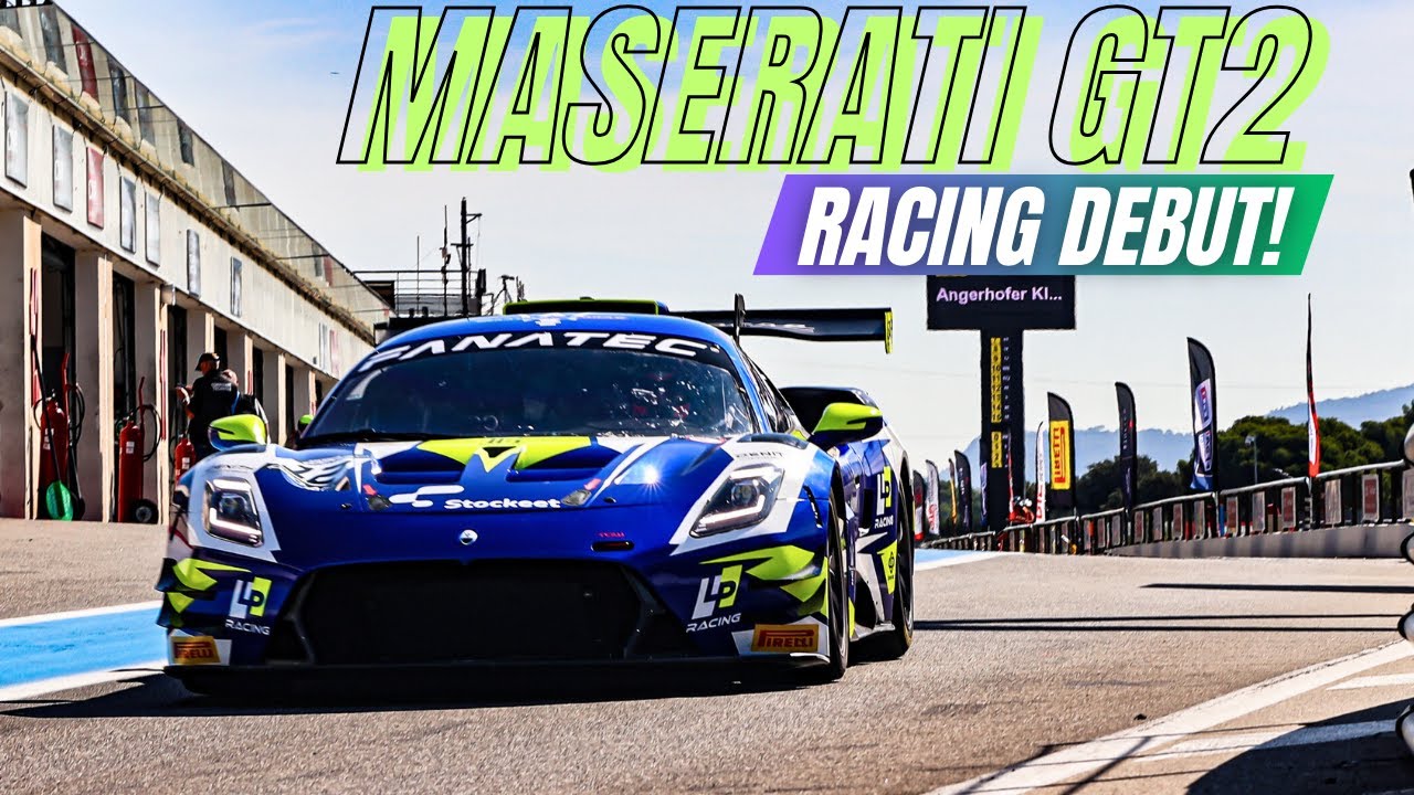 Maserati GT2 Makes Racing Debut At Circuit Paul Ricard and Already Gets Podium!