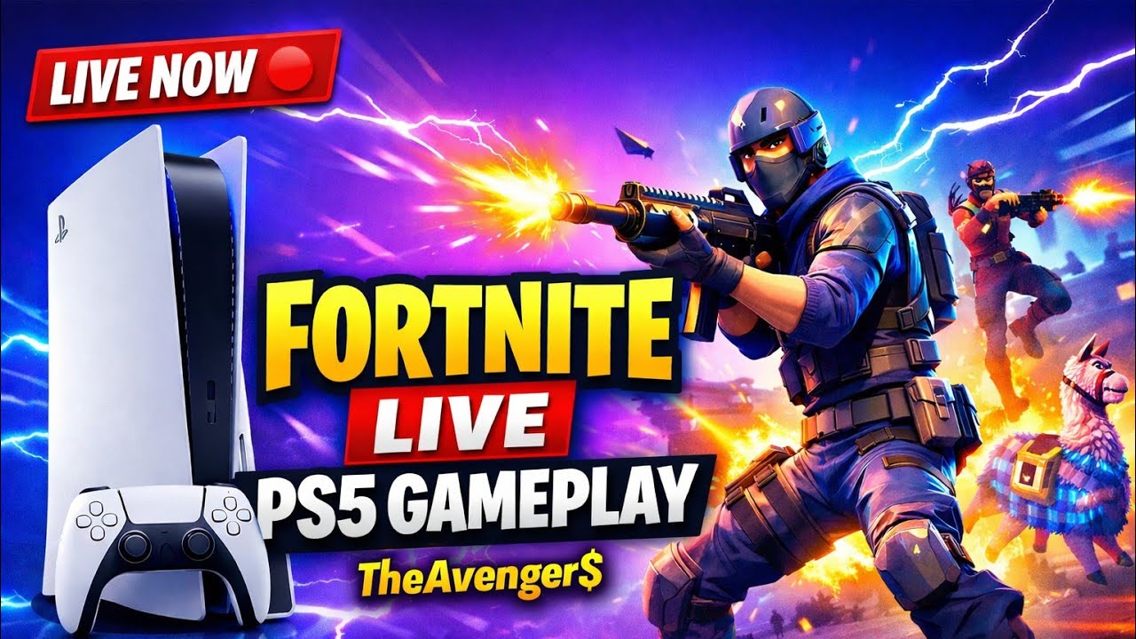 😱 INSANE Fortnite LIVE on PS5! Unreal Clutches & Crazy Wins 🔥 | TheAvenger$ #live