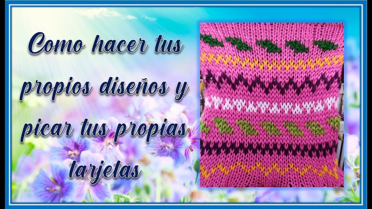 Como hacer tus propios diseños y picar tus propias tarjetas