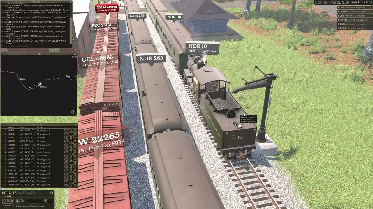 Let's Play Railroader 4K S1/F177 - Rangierlok für jeden Bahnhof - Logging Tank für East Whittier