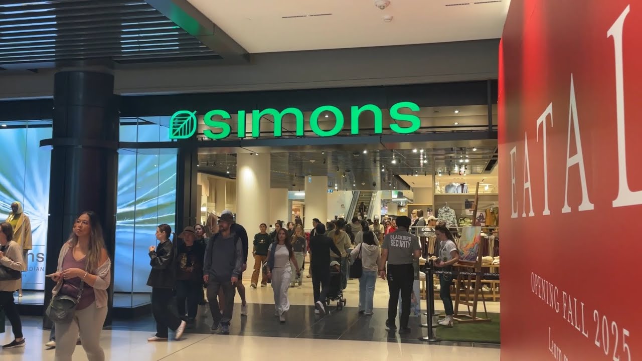 Новый магазин Simons в торговом центре Eaton Centre! | Торонтский центральный торговый маршрут (2...