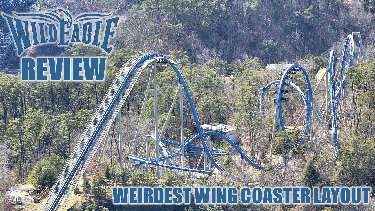 Обзор Wild Eagle, Dollywood Bolliger & Mabillard Wing Coaster | Без авторских прав