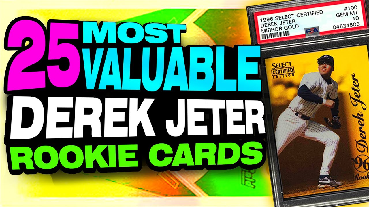 Top 25 Most Valuable Derek Jeter Rookie Card to Buy Now! #baseballcards #derekjeter #yankees