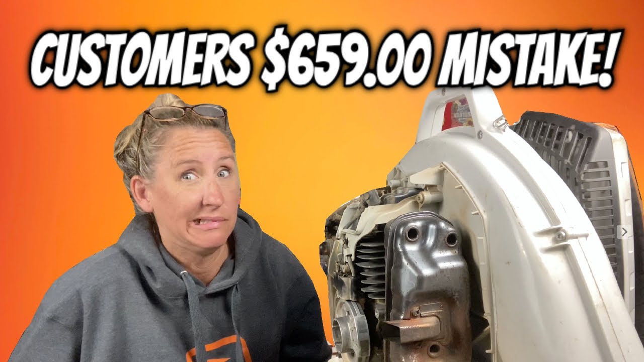 Ранцевый воздуходув Stihl BR800 X работал без масла. Будет ли он работать? И регулировка карбюрат...