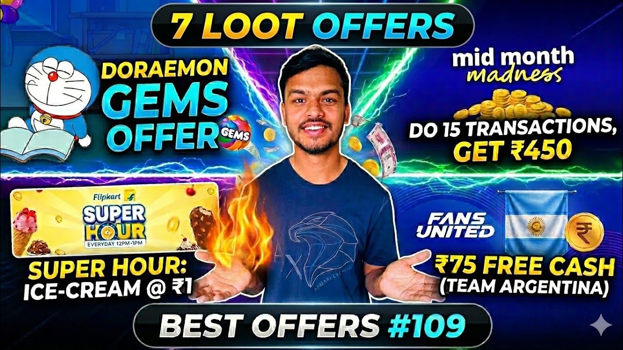 Rs.300 Amazon Pay Loot, Meesho Creator Club Loot, Swiggy-Fifa Loot, SalarySe App Loot, Cadbury Gems