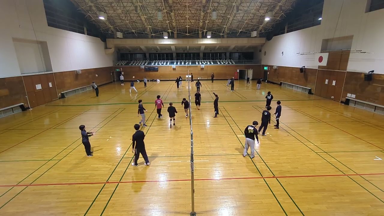 【男女混合バレー】練習試合マロッシュさん1【チーバリー】