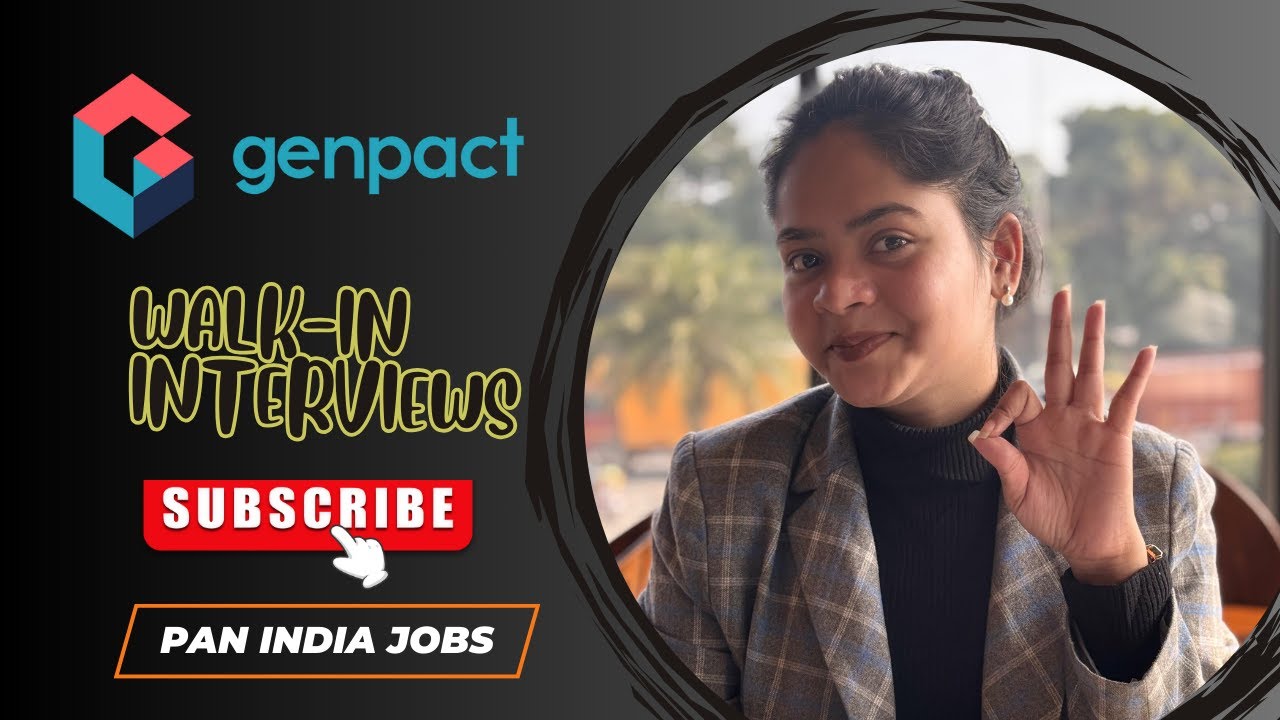 Genpact Walk-In Opportunities 🎯