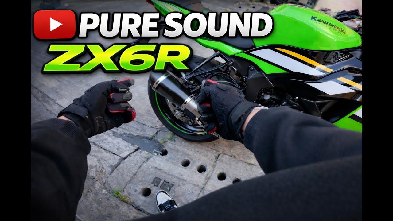 Ride Holiday - Pure Sound ZX6R slip-on #4k