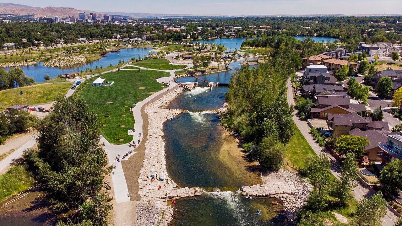 Second phase of Boise Whitewater Park opens at Esther Simplot Park.