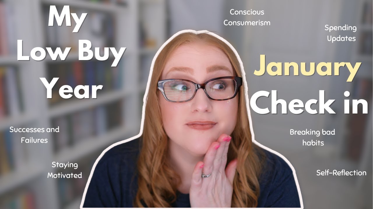 My Low Buy Year - Update #1:  New rules, Wins and Losses, and Everything I Spent in January 💰🛍️