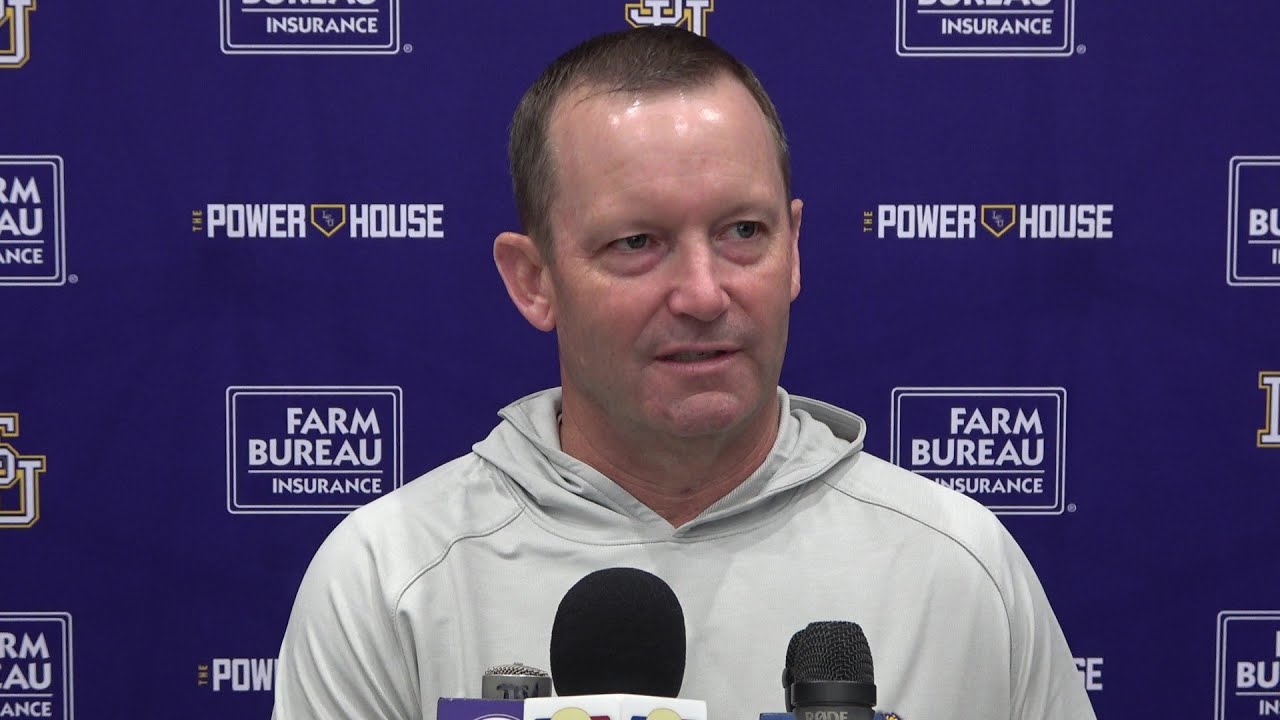 LSU Jay Johnson press conference | Omaha series next