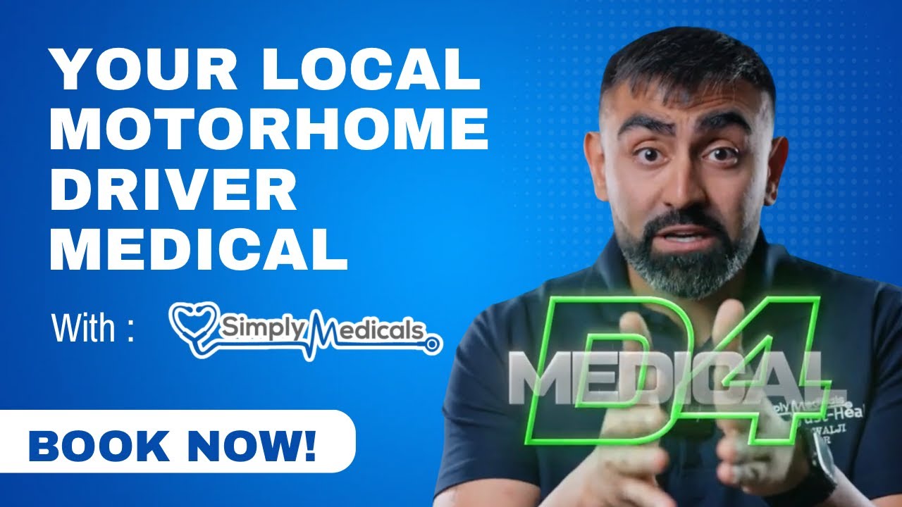 Motorhome Driver Medical | Easy & Affordable D4 Medicals Near You 🚐