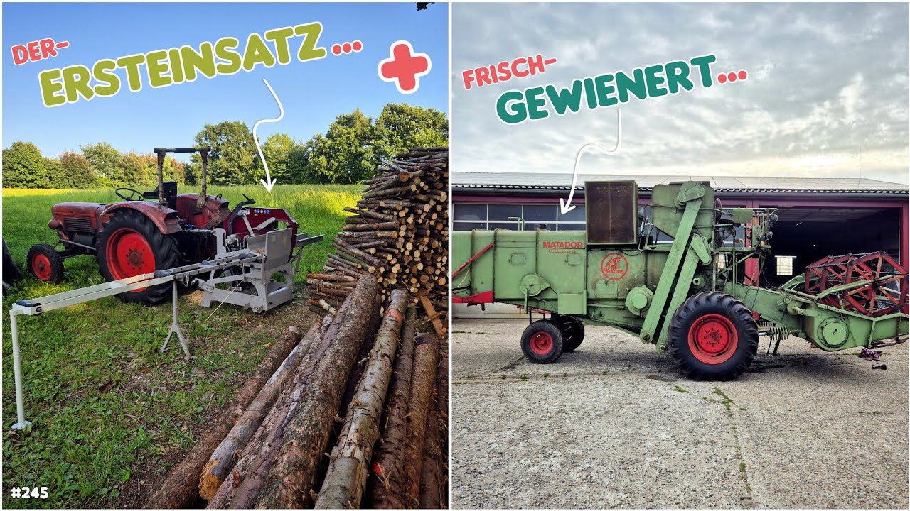 Der erste TEST - BGU KAPPSÄGE | Auf HOCHGLANZ für die ERNTE - CLAAS Matador Gigant | oldtimer_junkie