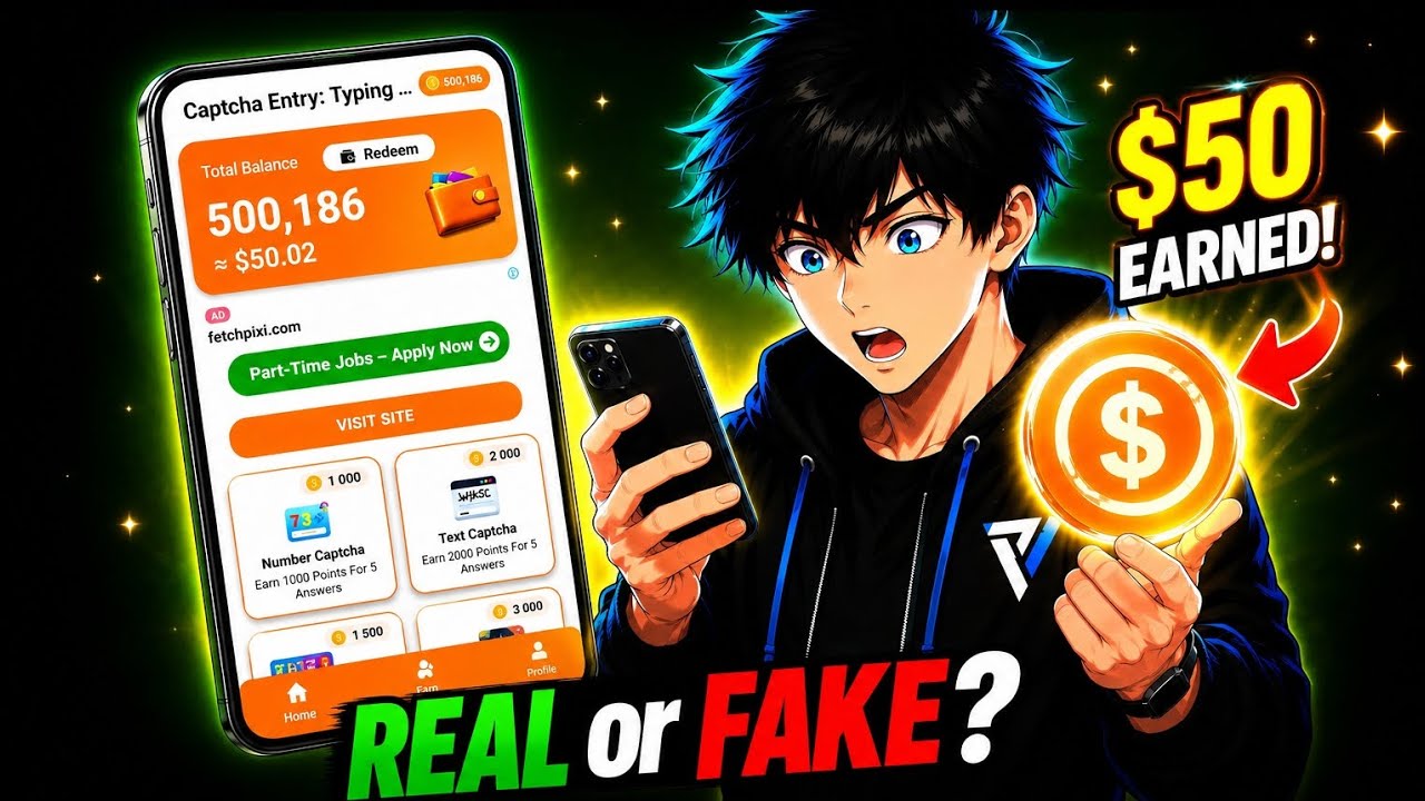 I Tried a Captcha Entry App to Earn Money | Real or Fake