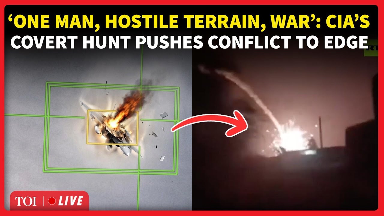 BIG US VS Iran Moment: CIA Tracks American Pilot Downed In Iran, Trump Confirms Daring Rescue | LIVE