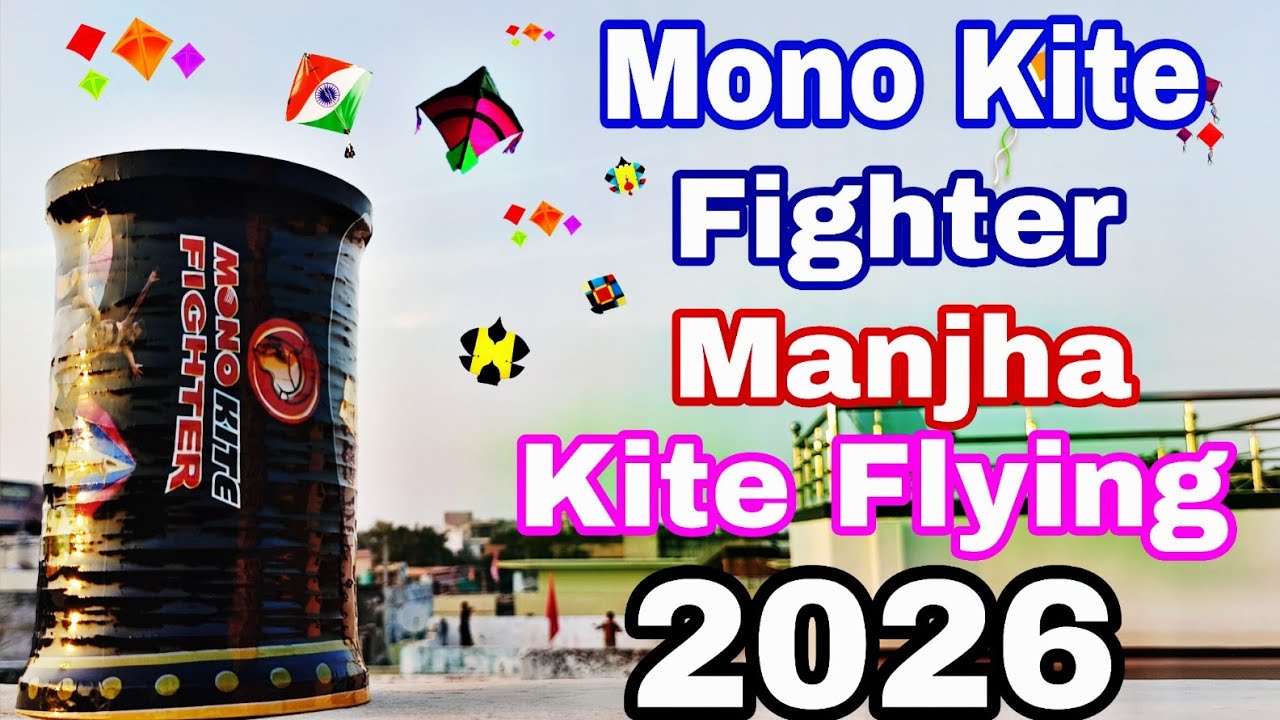 Mono Kite Fighter testing 🪁 2026 / kite flying video 