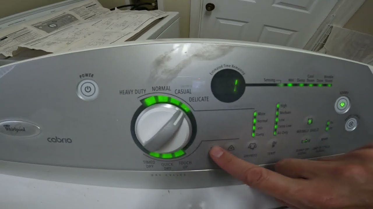 Whirlpool cabrio dryer “sensing” fix. Codes F30, F28, F1 must watch SIMPLE FIX !!!