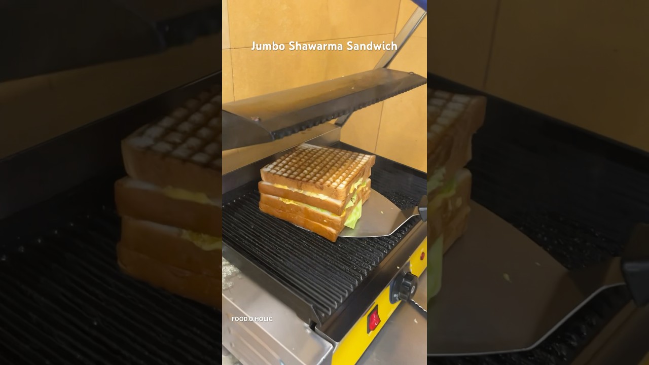 Jumbo Shawarma Sandwich 🥪 Rs350 only #shawarma #sandwich #recipe #snacks #easyrecipe #homemade #yt