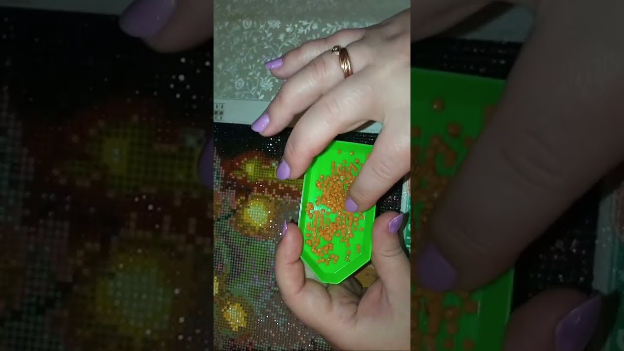 Рукоділля з Nilena Sans рудий лис алмазна мозаїка fox diamond painting 14