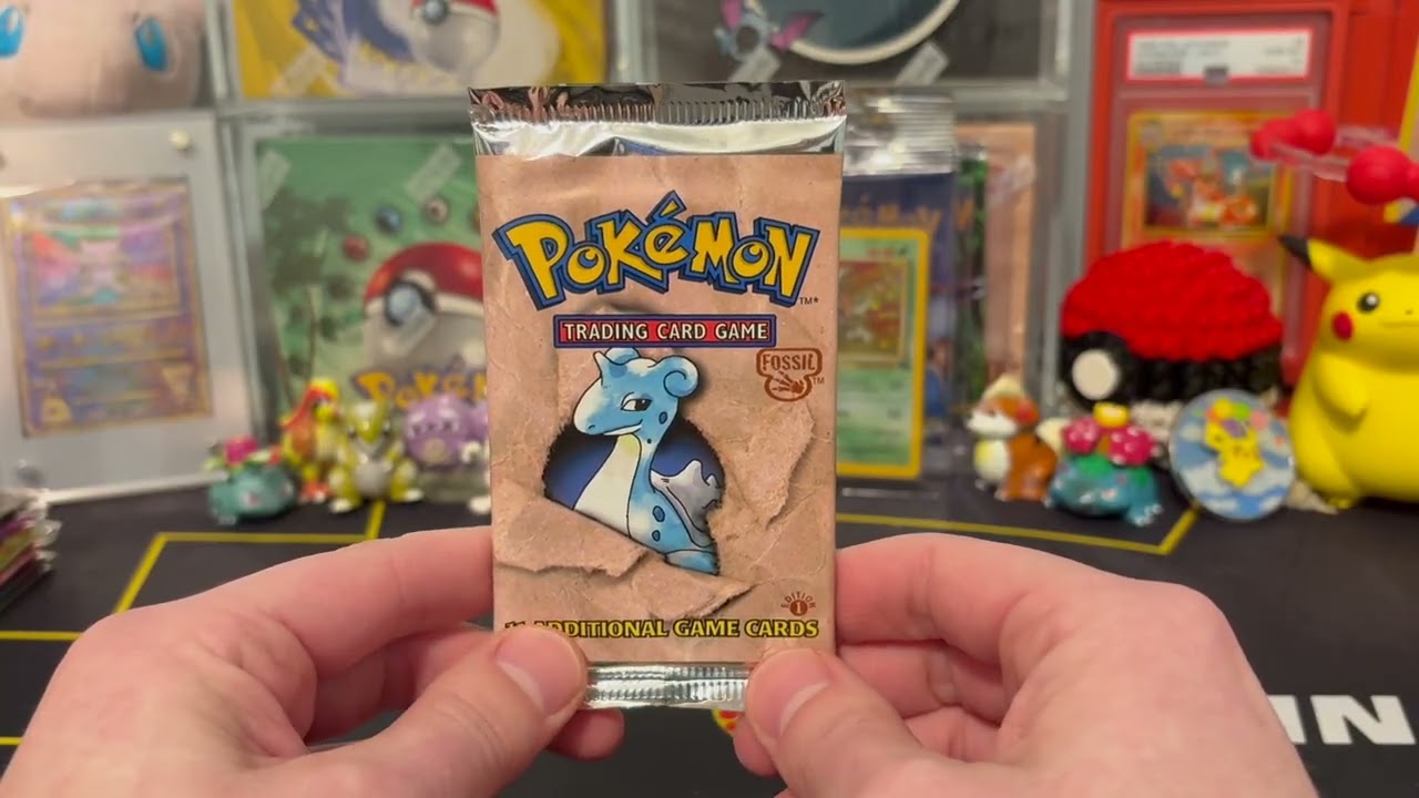 Открытие набора окаменелостей 1-го издания Pokemon к 30-летию серии.