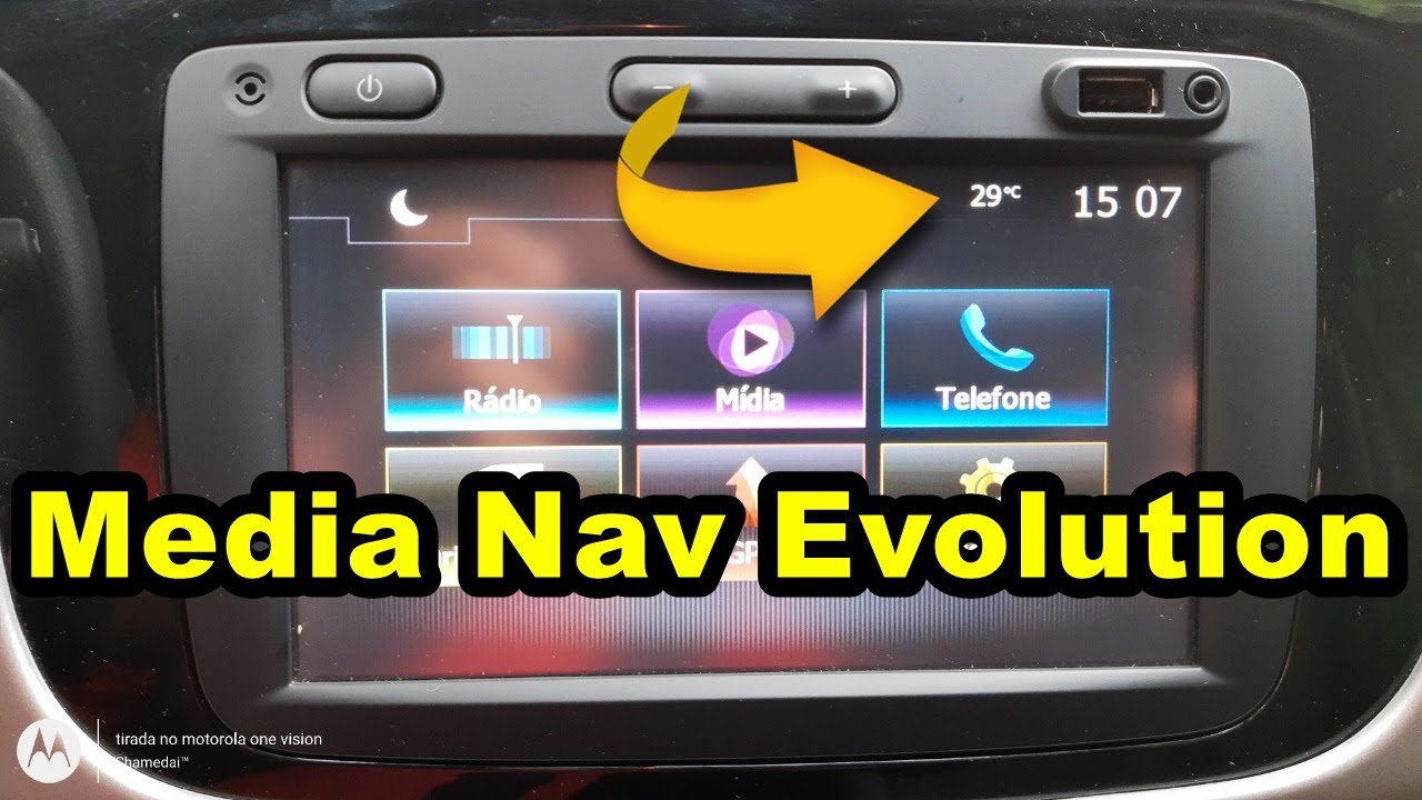 ATIVACÃO DA TEMPERATURA EXTERNA MEDIA NAV EVOLUTION