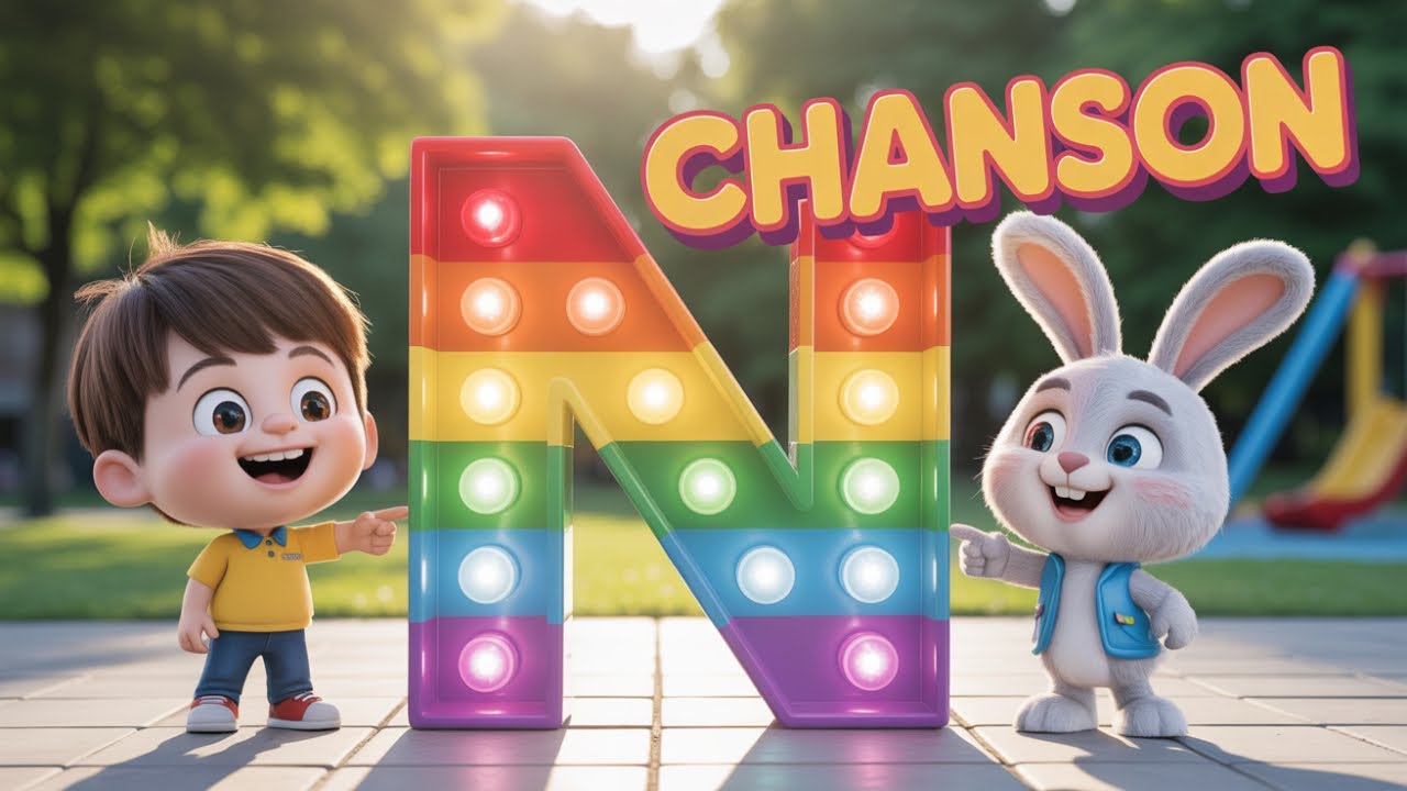la lettre N chanson | Lettre N français pour enfants