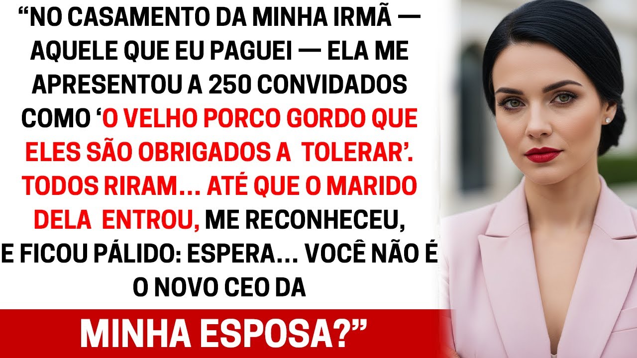 Fui Humilhada no Casamento da Minha Irm&atilde;. O Marido Dela N&atilde;o Sabia Quem Eu Era