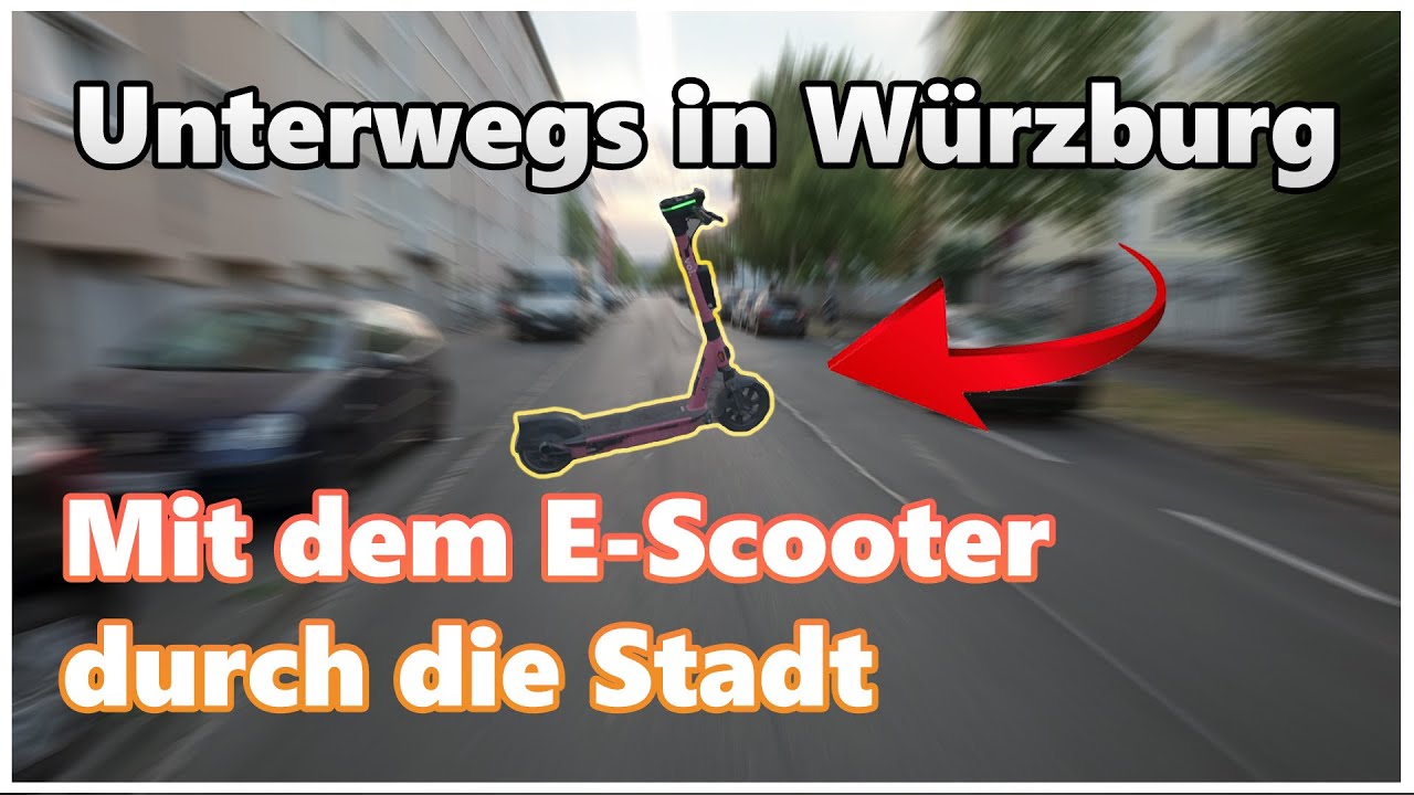 Mit dem Elektroroller durch die Stadt | Unterwegs in Würzburg