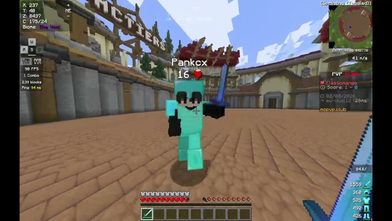 COMBO + KEYSTROKES 0 EDIT @pancakes-a #minecraft #minecraftpvp #minecraftpvpclips